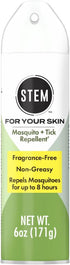 STEM Mosquito Repellent and Tick Spray, Fragrance-Free Picaridin Bug Spray, 6 oz