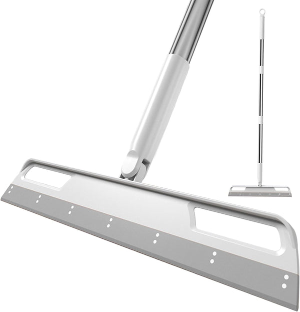 Multifunction Magic Broom - Extended Indoor Broom, 3-in-1 Sweeper for Dust, Liquid, Hair, Adjustable Floor Squeegee