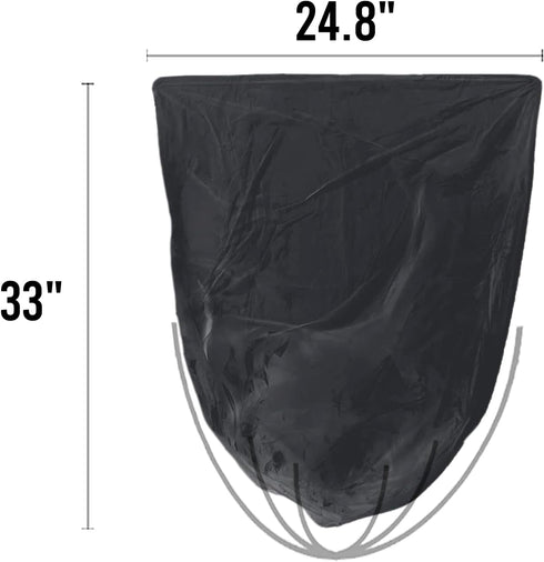 13 Gallon Trash Bags, 100 Count, Black Tall Kitchen Garbage Bags for Multi-purpose Use