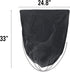 13 Gallon Trash Bags, 100 Count, Black Tall Kitchen Garbage Bags for Multi-purpose Use