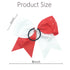 Hipcheer 12PCS 8" Rhinestones Large Cheer Hair Bows for Girls, Hand-made Grosgrain Ribbon Accessories
