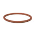 Mia Silkies Silicone Hair Elastics, Translucent Brown, 10pcs, for Thick Hair, Women, Athletes