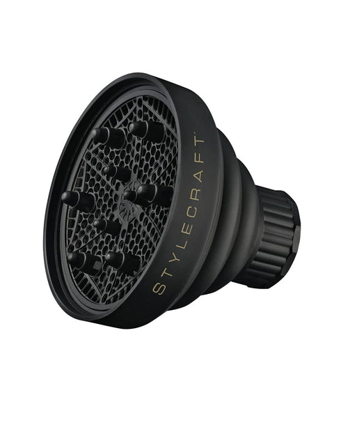 StyleCraft Professional Hair Dryer Diffuser Attachment, Fits Most Hair Dryers