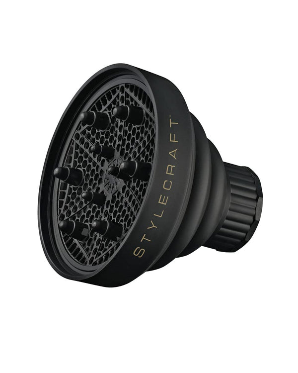StyleCraft Professional Hair Dryer Diffuser Attachment, Fits Most Hair Dryers