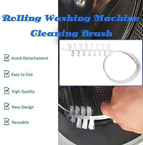 Arinda Rolling Washing Machine Cleaning Brush Cleaning Brushes for Home Durable Nylon by Arinda