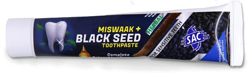 Pure Natural Blackseed Toothpaste, Herbal Oral Care, Natural Teeth Whitening, Fluoride-Free Formula, 125gm