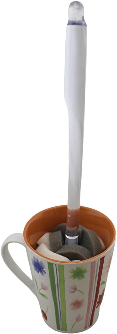 Soft Touch Multi-Purpose Sponge Puff Dish Brush - 11.5" with Ergonomic Handle