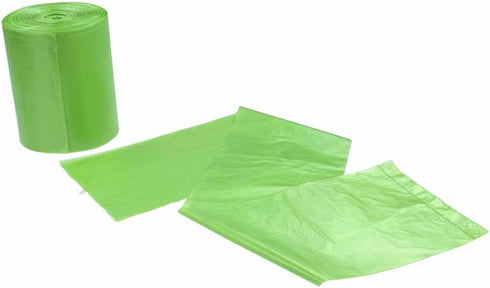 Kekow 10 125 Counts Gallon Kitchen Trash Bags, Green