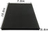 ZBEIVAN Portable Folding Makeup Mirror - 10x7 Inches Cosmetic Desktop Standing for Travel, Black