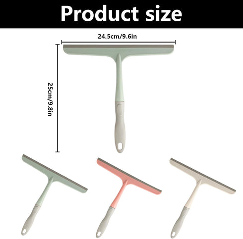 MUZHUPGUZ 3 Countertop 3 Pcs Shower Squeegee for Glass Doors, Car Window Squeegee, Streak-Free Mirror Cleaner Tool