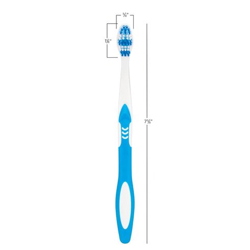 Practicon SmileGoods A424 Toothbrush, 42 Tuft, Extra Soft Bristle, Bulk Pack of 72