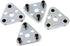 Forney 86104 Replacement Triple Flint, 4-Pack