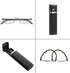 2 Pack Half Frame Reading Glasses for Men and Women, Lightweight Computer Readers with Portable Case 1.75