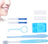 Oral Care Kit for Braces: Portable Hygiene Set with Interdental Brush, Floss, Ortho Wax, and Toothbrush Cleaning Kit