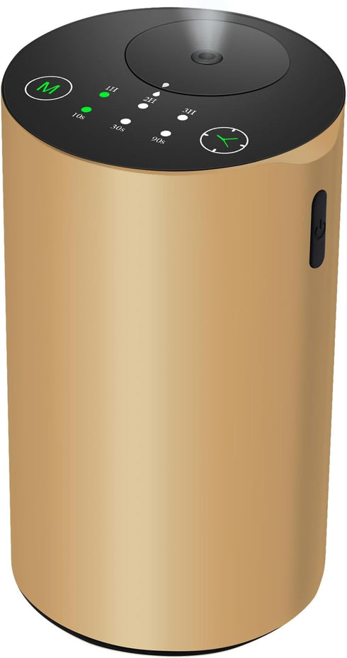 Waterless Essential Oil Diffuser, Battery Powered Mini Scent Air Machine, Aromatherapy Mist