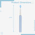 Vestamore 3 2 90 Power Electric Toothbrush For Adults, Usb Rechargeable, Modes With Soft Bristles, Includes Heads, Days