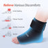 Ankle Ice Pack Wrap - Reusable Gel for Pain Relief, Hot Cold Compression for Plantar Fasciitis, Swelling