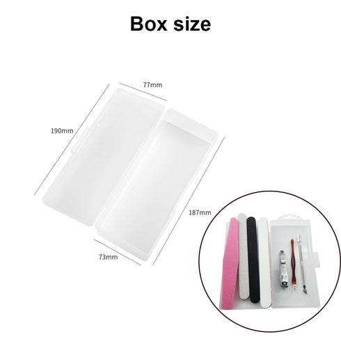 Nail Care Tool Kit, Manicure Tools with Buffers, Files, Clippers, Cuticle Fork, and Polishing Stick