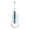 Pyle Wave Rechargeable Electric Toothbrush - 3 Brush Modes, UV Light, 2 min Timer, 2 Oral Brush Heads, Charging Dock