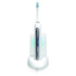 Pyle Wave Rechargeable Electric Toothbrush - 3 Brush Modes, UV Light, 2 min Timer, 2 Oral Brush Heads, Charging Dock