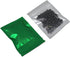FERENLI 100 Pcs Mylar Zipper Lock Food Storage Bag, Matte Aluminum Foil Airtight Bag with Front Window