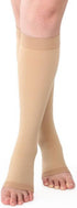 Runee 15-20 mmHg Open Toe Compression Socks - Knee High for Swelling Relief