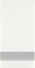 Tablesetting (50) Cloth Feel Dinner Napkins with Silver Design Disposable - Single Use Linen Feel Guest Towels
