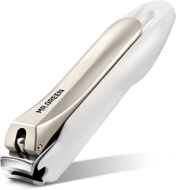 MR.GREEN Nail Clippers, Anti Splash Stainless Steel Fingernail Cutter, Detachable Design Nail Trimmer (Large)