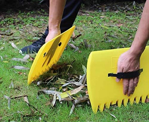 G-BAR Leaf Grabber Set, Handheld Hazelnut Leaf Scoop, Great Tool for Lawn Claw Leaf Blade to Remove Fallen Leaves