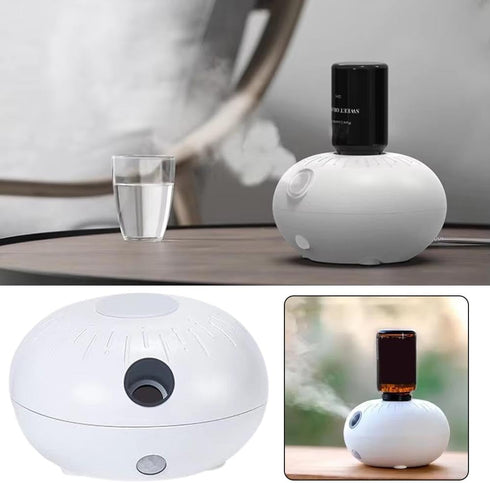 RJSQAQE Diffuser,4 Waterless Diffuser,USB Rechargeable Waterless Essential Oil Modes Oil Diffuser,Waterless Nebulizing