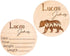 Personalized Newborn Name Announcement Sign for Hospital - Single/Double Sided - Wood