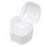 Annhua Dental Orthodontic Retainer Case, Travel Denture Cup Holder, Soaking Box for Cleaning and Storage