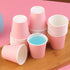 Bathroom Paper Cups 3oz - 50 Count Disposable Mouthwash Cups, Pink Small Cups for Mouthwash, Espresso, Medicine