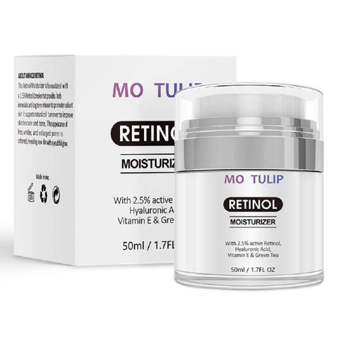 Retinol Face Night Cream, 2.5% Retinol, Hyaluronic Acid, Vitamin E, Anti Aging, Reduce Fine Lines, 1.7 oz