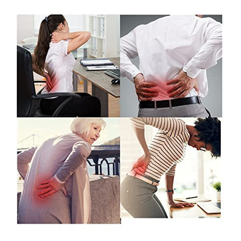 Men Women Back Brace, Breathable Waist Lumbar Support Belt for Sciatica, Herniated Disc, Back Pain Relief
