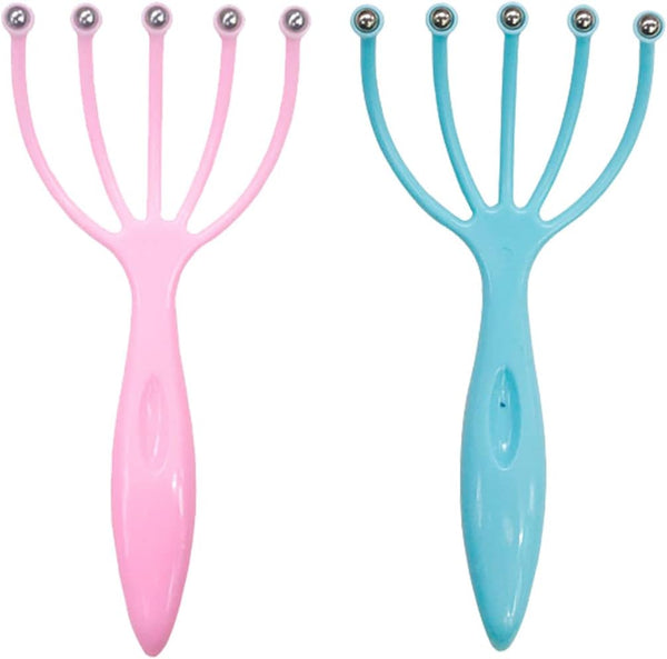2 Pack Head Massager for Hair Growth - Scalp Stimulating Handheld Massager for Relaxation & Stress Reduction