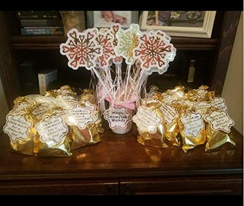 Pack of 100 Heavy Duty Gold Drawstring Organza Jewelry Pouches - 5"x 7" for Wedding Party Favor Bags