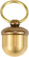Katigate Pills Bottle Keychain, Copper Acorn Shaped Medication Small Empty Bottles Key Pendant