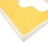 Luqeeg T Shaped Bedsore Pad for Elderly, Triangular Slope Design, Gel Memory Foam Cushion with Mesh Cloth, Non Slip