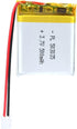 3.7V 500mAh 503035 Lipo Battery Pack with PH 2.0mm JST Connector, Rechargeable Lithium Polymer Ion Battery