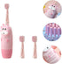 HOODANCOS 1set Set Boy Girl's Electric Toothbrush Sonic Toothbrush for Boys and Girls Battery Operated Soft Bristles