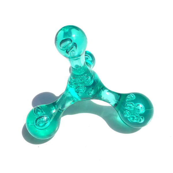 MYXP Green Massager Tool for Trigger Point Hook Massager Handheld for Back and