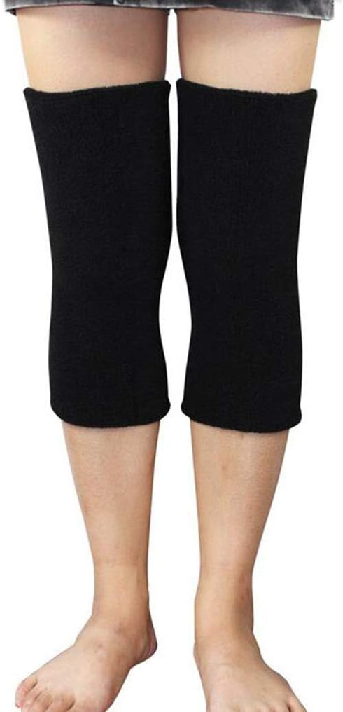 1 Pair Women Men Elastic Knee Brace, Winter Thermal Soft Knee Pad Support for Joint Pain, Arthritis Pain Relief
