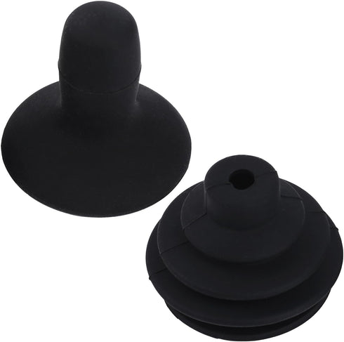 Sliverdew 2 Pcs Controller Knob and Gaiter for Electric Wheelchair Black Powerchair Mobility