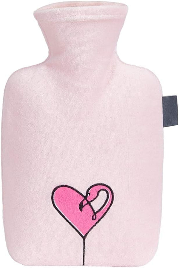 SKUZA Hot Water Bottle,Small Hot Water Bottle 1.5 Liter Hot Water Bag with