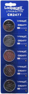 CR2477 3V Lithium Cell, Replacement for Panasonic CR2477 3V Lithium Cell Battery (Pack of 5)