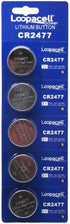 CR2477 3V Lithium Cell, Replacement for Panasonic CR2477 3V Lithium Cell Battery (Pack of 5)