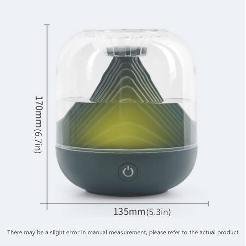 Habiba Diffuser700ml Humidifier Cute Creative Essential Oil Silent Sleep Aid HumidifierIntelligent Anti-Dry BurnWarm
