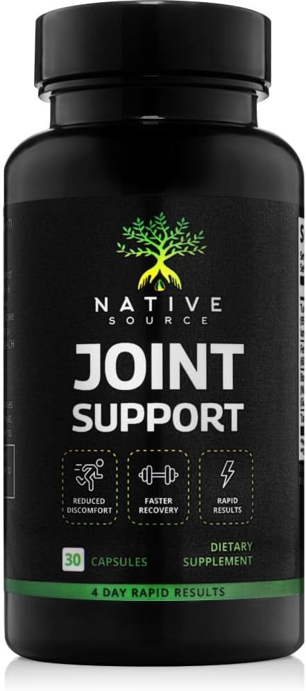 Joint Support Supplement with Turmeric Extract, Tamarind Seeds Extract, Boswellia Extract, 30-Day Supply for Joint