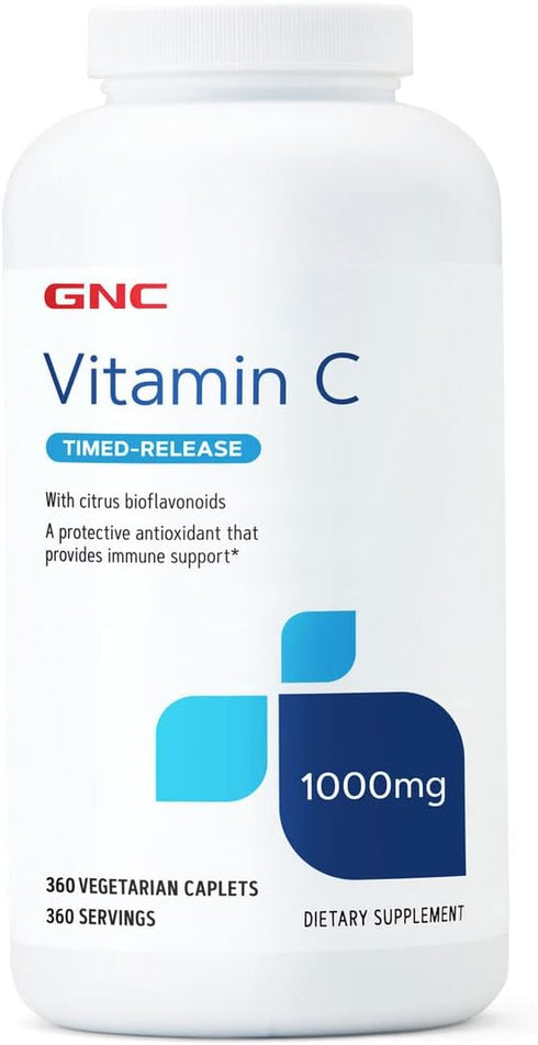 GNC Vitamin C 1000 MG, Immune Support Supplement